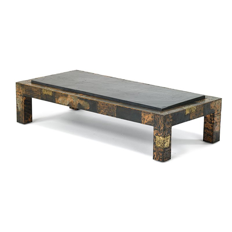 PAUL EVANS; DIRECTIONAL Patchwork coffee table (1 of 4)