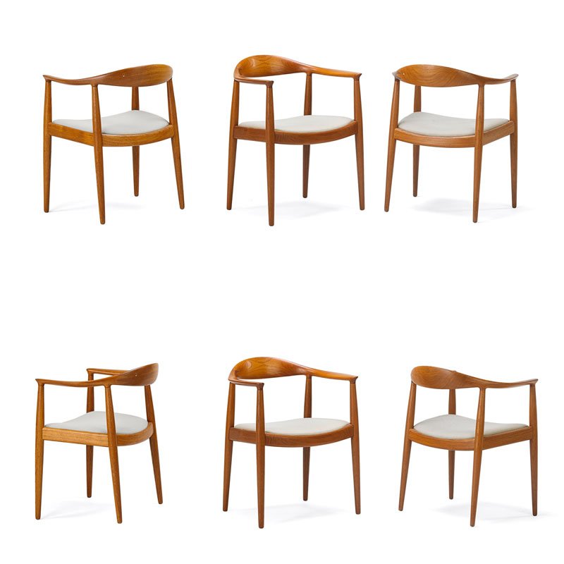 HANS WEGNER; JOHANNES HANSEN Six The Chair (1 of 5)