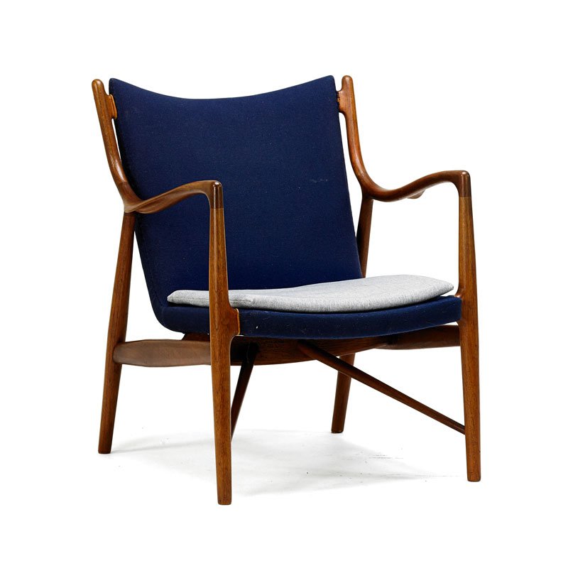 FINN JUHL; NIELS VODDER NV-45 lounge chair (1 of 8)