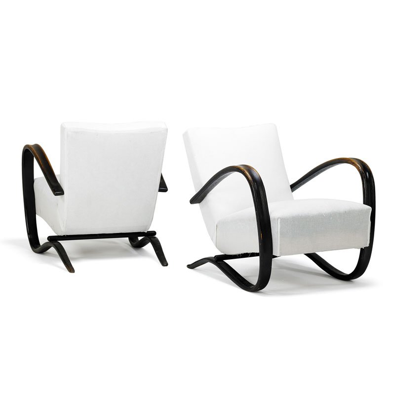 JINDRICH HALABALA Pair of lounge chairs (1 of 7)