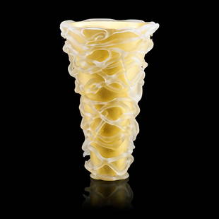 Gilt Glass Vase by Molly Stone (b.1950) Gilt Glass Vase by Molly Stone (b.1950)
