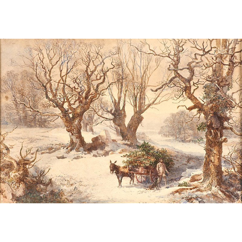 Peter Moran (American, 1841-1914): Untitled; Gouache on paper laid to stretched linen (framed); Signed; 15 1/4" x 22 1/4" (sheet); Provenance: Private Collection, New Jersey