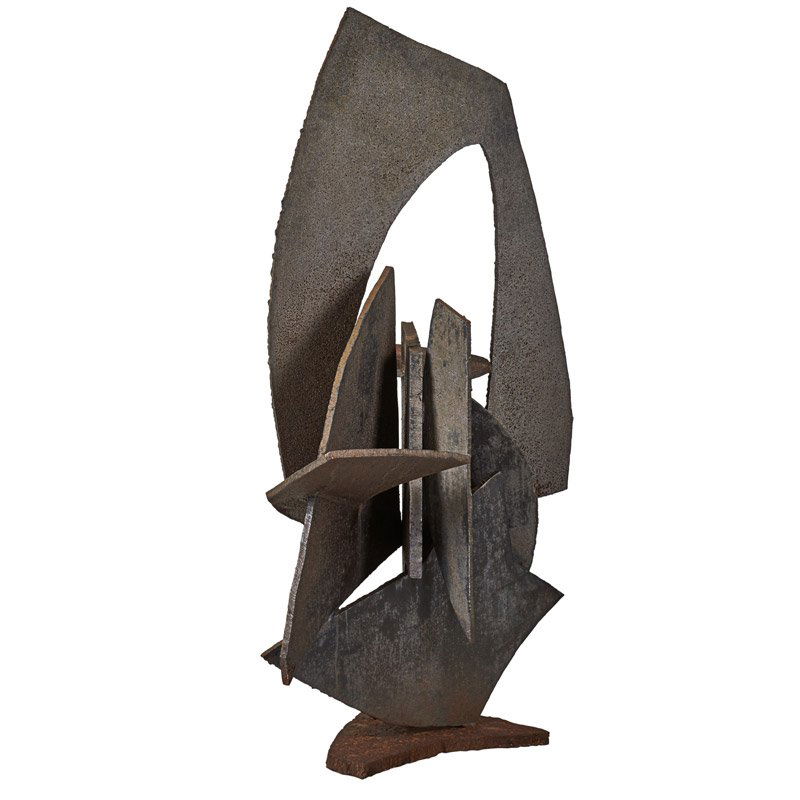 Arthur Gibbons (American, b. 1947): Ceret, 1984; Steel; 59" high; Provenance: Christie's, New York, November 8, 1989 (Lot 472); Estate of a Mainline, PA, Art Gallery owner; Private Collection, Pennsylvania