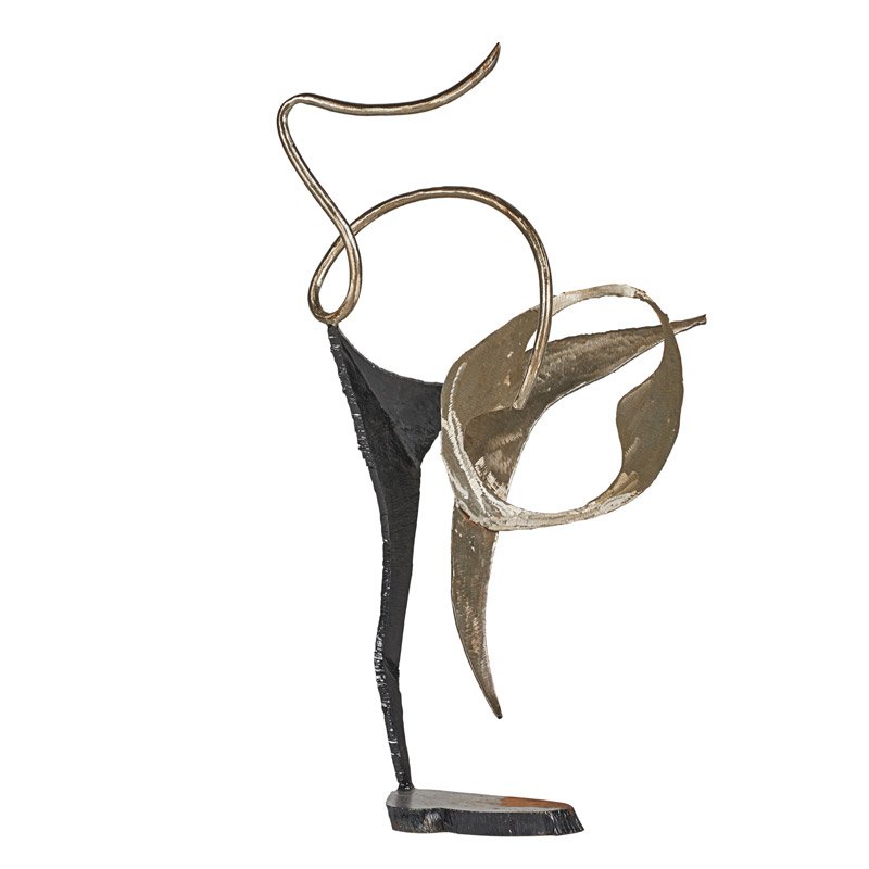 Arthur Gibbons (American, b. 1947): NK, 1986; Painted steel; 40" high; Provenance: Sotheby's, New York, International Sculpture Benefit, 1989 (Lot 20); Estate of a Mainline, PA, Art Gallery owner; Private Collection, Pennsylvania