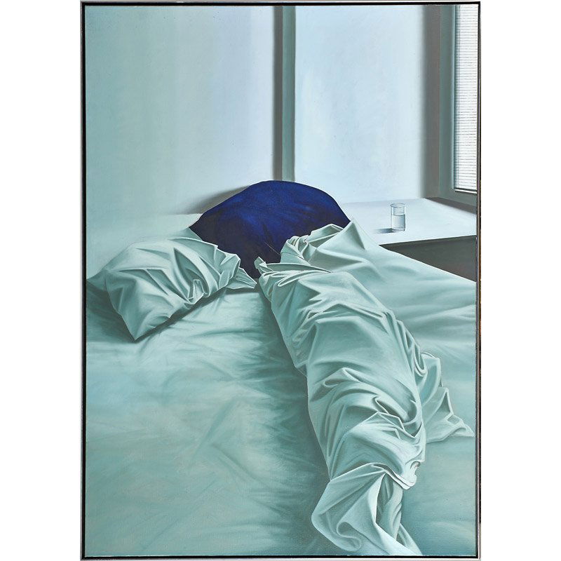 Bruce Cohen (American, b. 1953): Untitled, 1983; Oil on canvas (framed); Signed and dated; 54" x 40"; Provenance: Asher/Faure Gallery, Los Angeles; Private Collection, New York