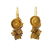 ANTIQUE NEAR EASTERN GOLD FILIGREE EARRINGS - 2