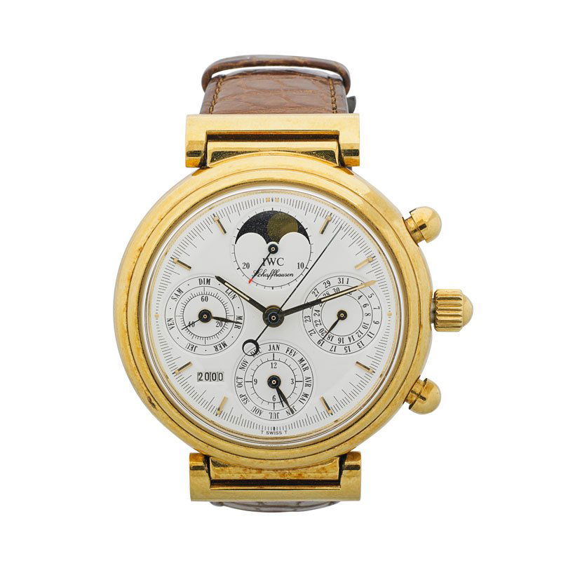 IWC DaVINCI 18K PERPETUAL CALENDAR AUTOMATIC WATCH (1 of 2)