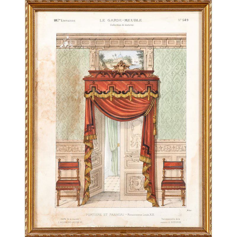 19TH C. FURNISHINGS PRINTS (1 of 10)