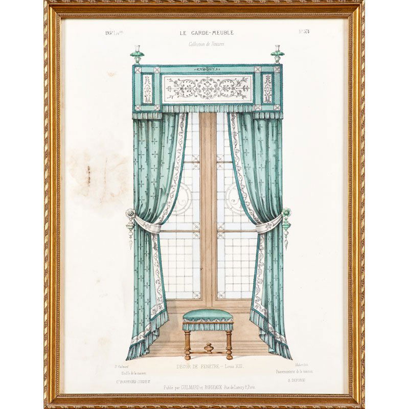 19TH C. FURNISHINGS PRINTS (1 of 10)