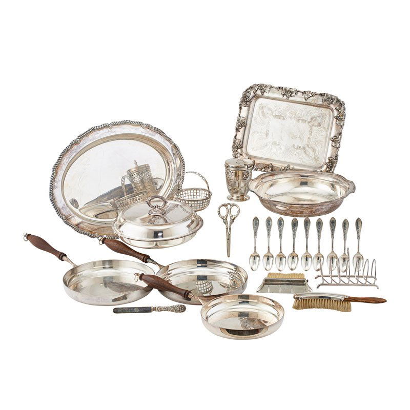 STERLING & SILVERPLATE GROUP (1 of 1)