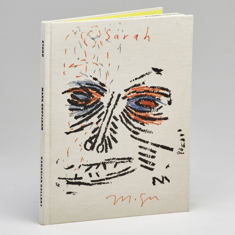 MARK GROTJAHN CATALOGUE: Catalogue titled: "Mark Grotjahn" with artist sketch and signature to cover, LA Push-Pull/Po-Mo-Stop-Go, London, 2009; Hard cover, medium-gloss paper; 9 1/2" x 12"