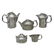 HUGO LEVEN Kayserzinn pewter coffee/tea set - 3