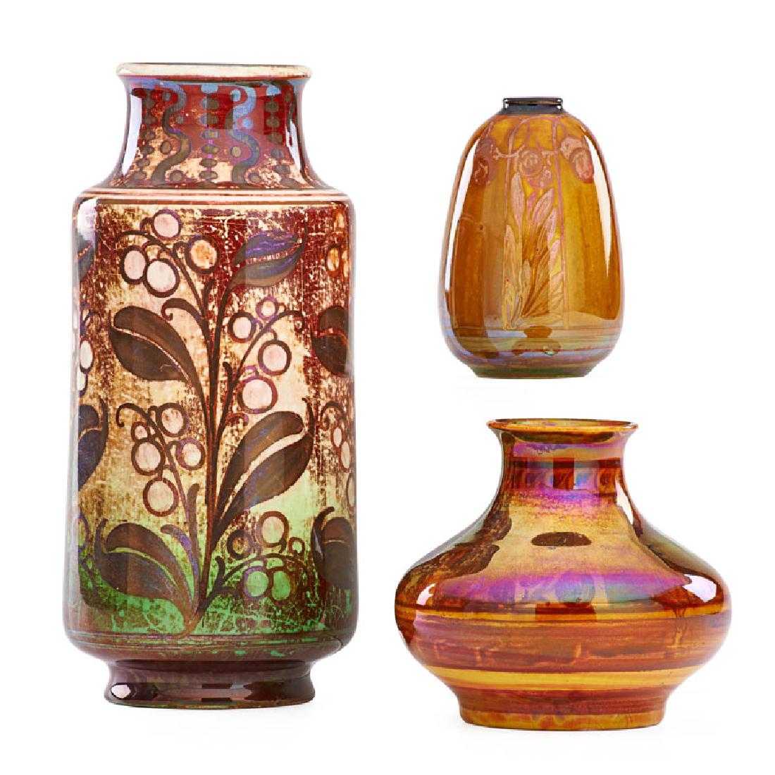 PILKINGTON Three vases (1 of 2)