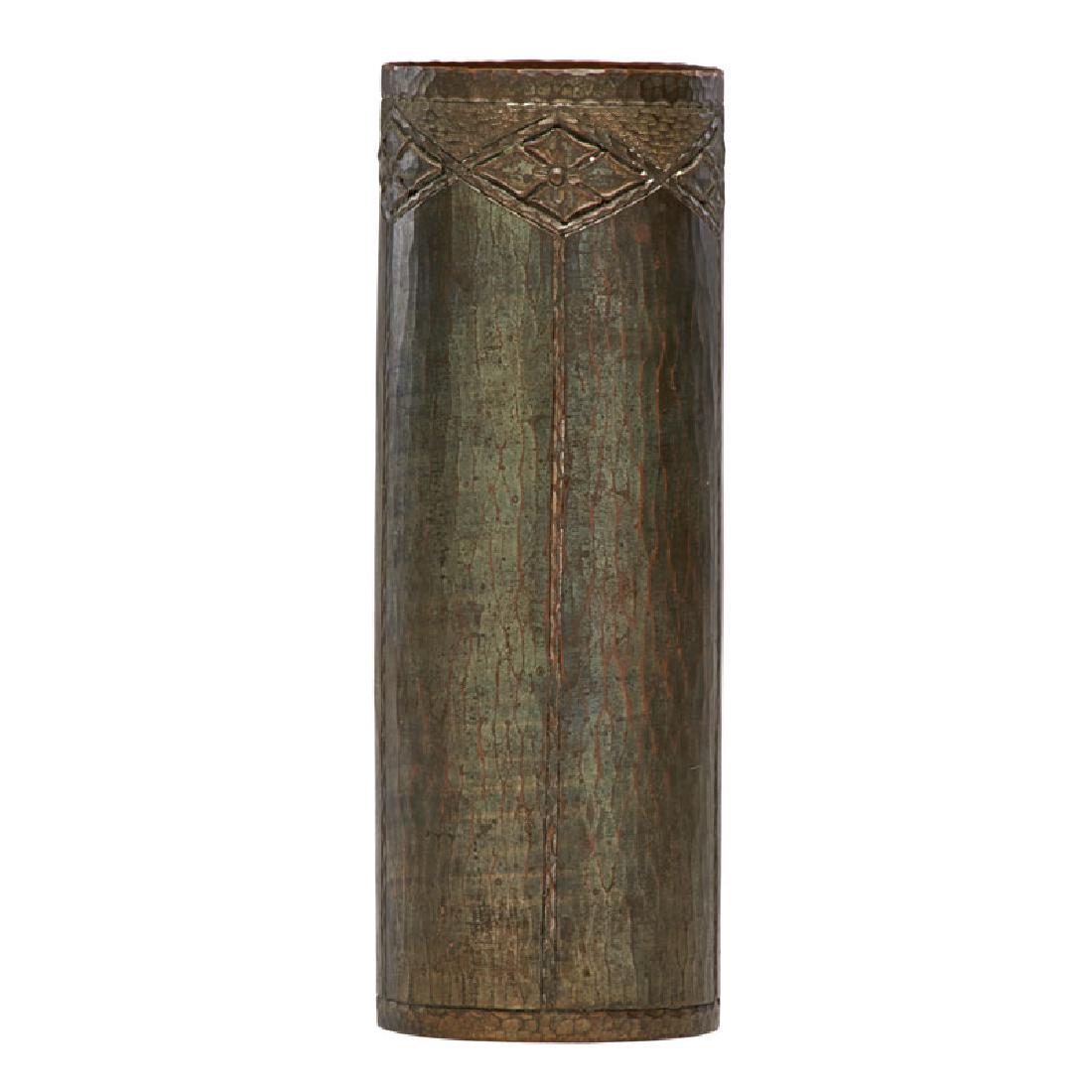 ROYCROFT Hammered copper vase (1 of 3)