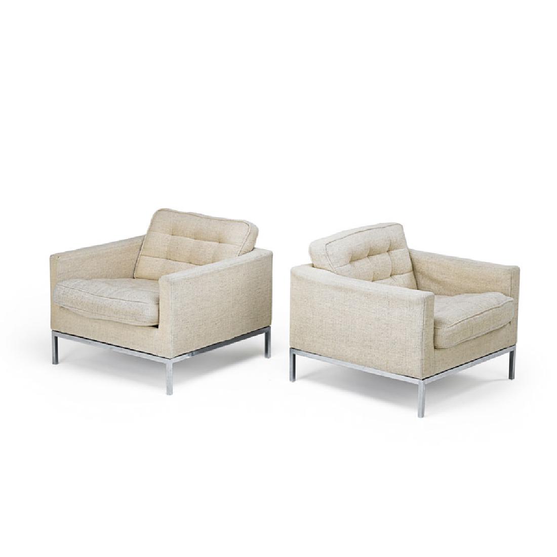 FLORENCE KNOLL; KNOLL ASSOCIATES Pr. of chairs (1 of 3)