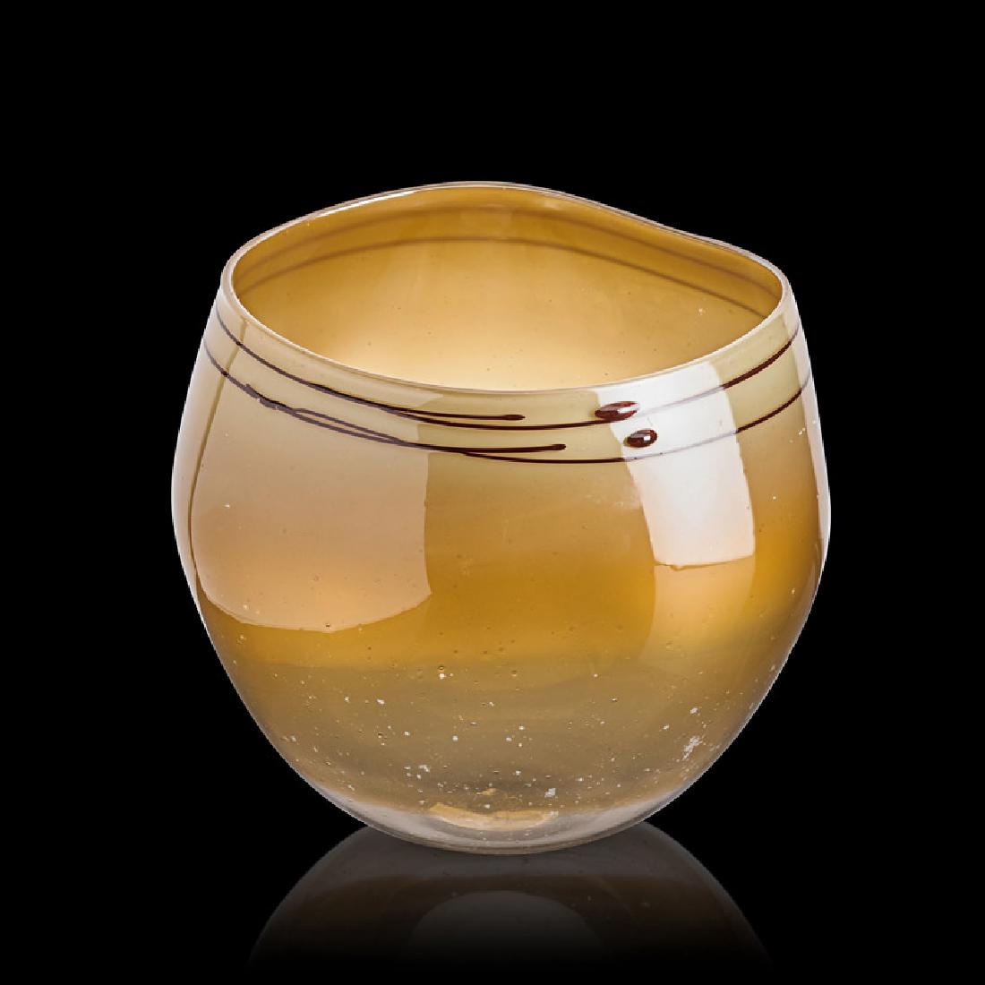 DALE CHIHULY Iridescent Basket (1 of 3)