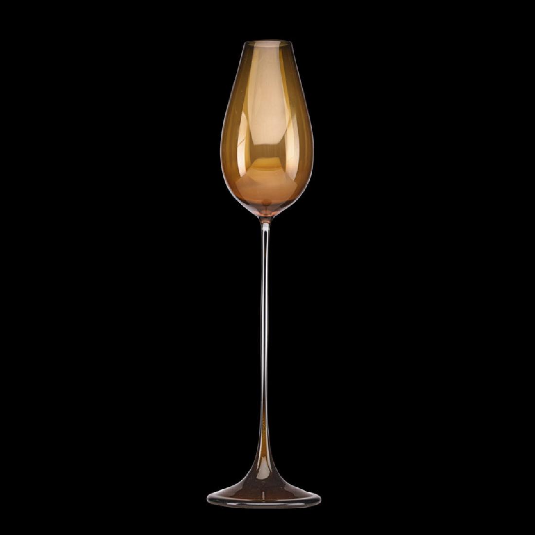 NILS LANDBERG; ORREFORS Tulip vase (1 of 2)