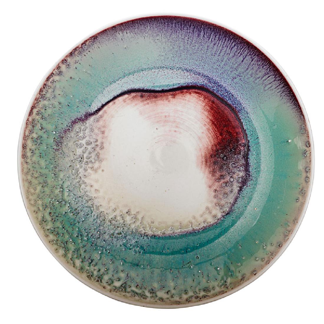 TOINI MUONA Glazed porcelain charger (1 of 3)