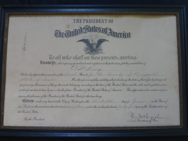 Certificate from President of United States 41st Year after Independence (1 of 4)