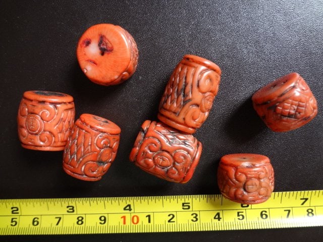 Natural Coral Beads: Natural coral beads.
