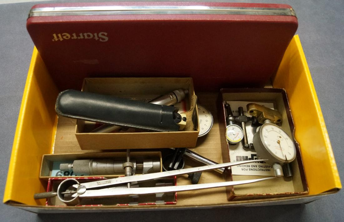 LOT (10) ASSORTED MEASURING DEVICES INCLUDING DEPTH (1 of 2)