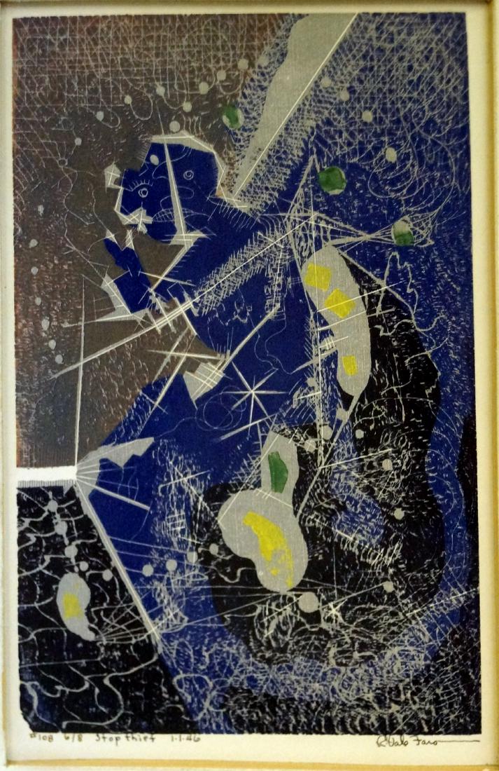 ROBERT VALE FARO (AMERICAN 1902-1988), COLOR SERIGRAPH, (1 of 2)