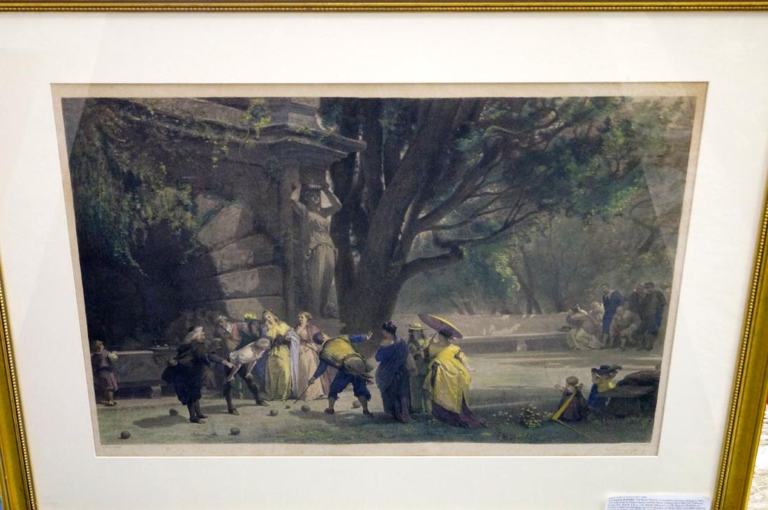 PAUL GIRARDET (FRENCH 1821-1893), HAND COLORED (1 of 2)