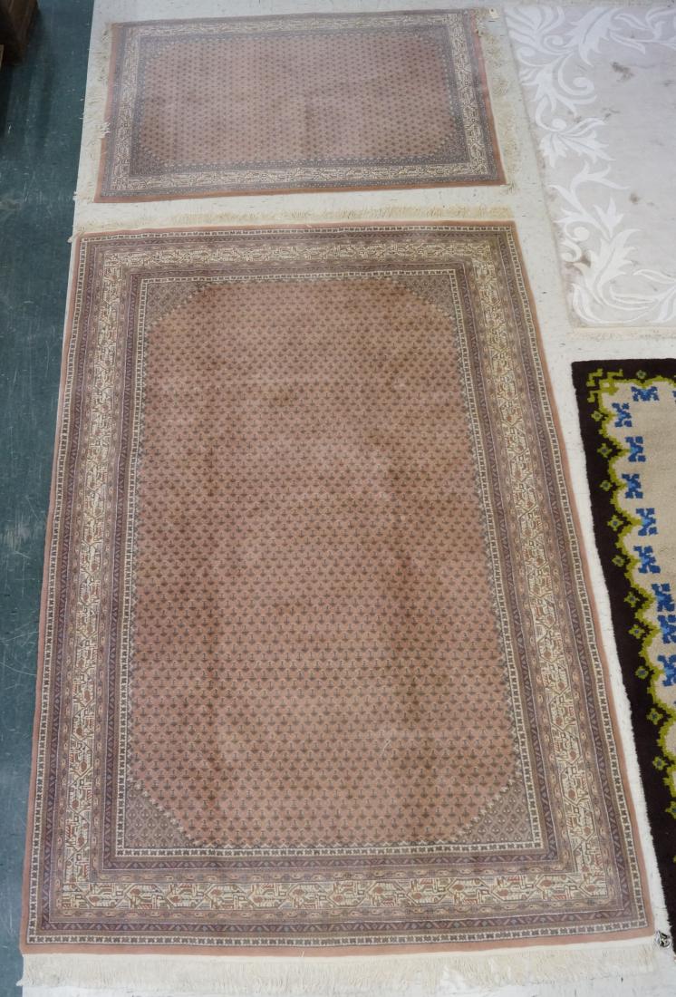 SEMI-ANTIQUE INDO CARPET. 6'2" X 9'1" (1 of 1)
