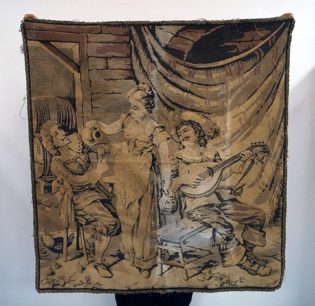 ART DECO FRENCH TAPESTRY PANEL. 50 X 46" (1 of 1)