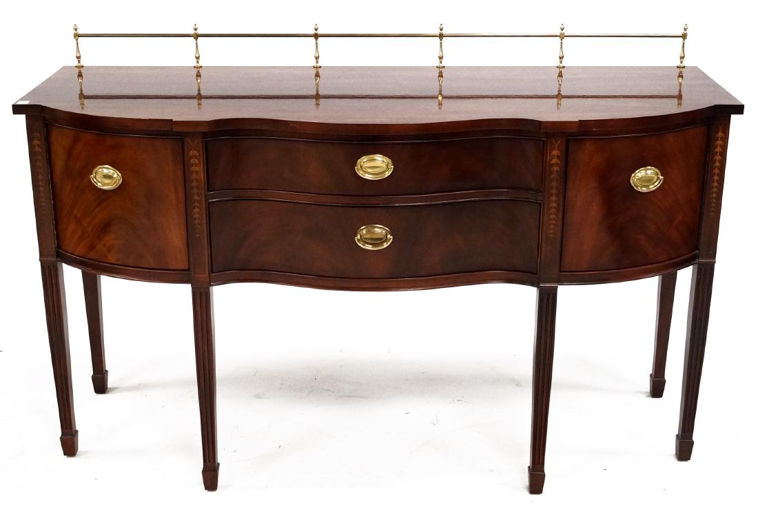 THOMASVILLE HEPPLEWHITE STYLE CARVED AND INLAID (1 of 1)