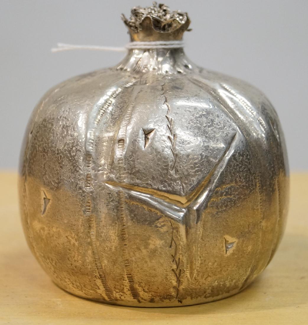 ITALY/FLORENCE 800 SILVER POMEGRANATE LIGHTER, (1 of 2)