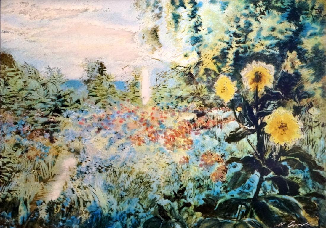 MICHELE CASCELLA (ITALIAN 1892-1989), MIXED MEDIA AND (1 of 2)