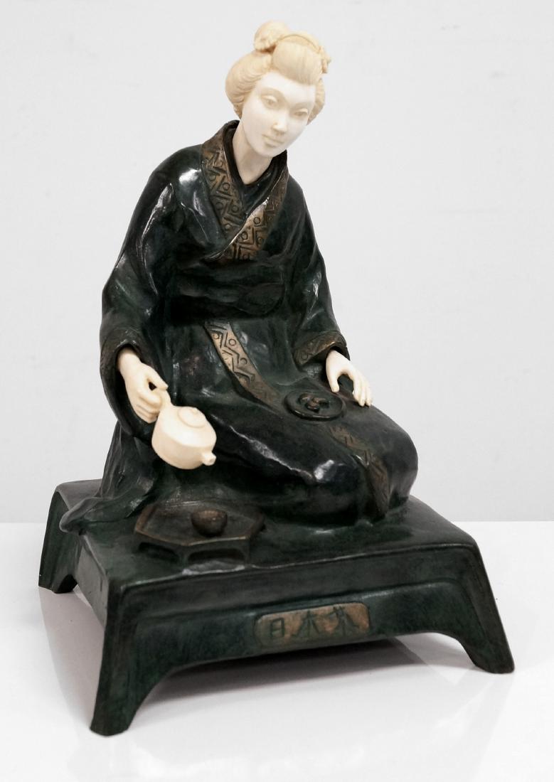 AFTER HESTER MABEL WHITE (AMERICAN 1848-1948), BRONZE (1 of 2)