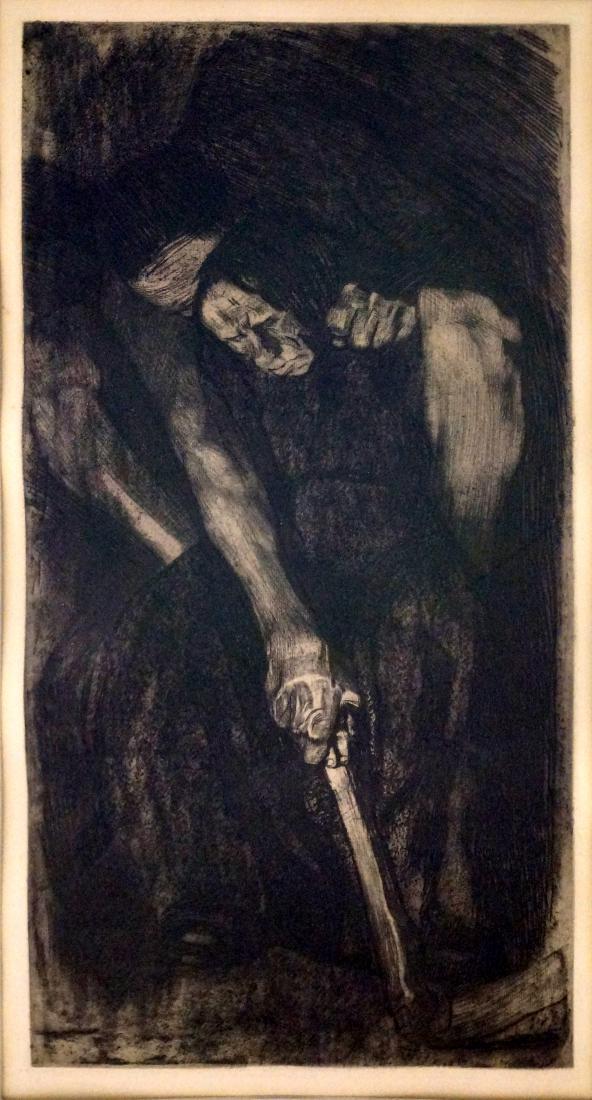 KATHE KOLLWITZ (GERMAN 1867-1945), ETCHING AND (1 of 1)