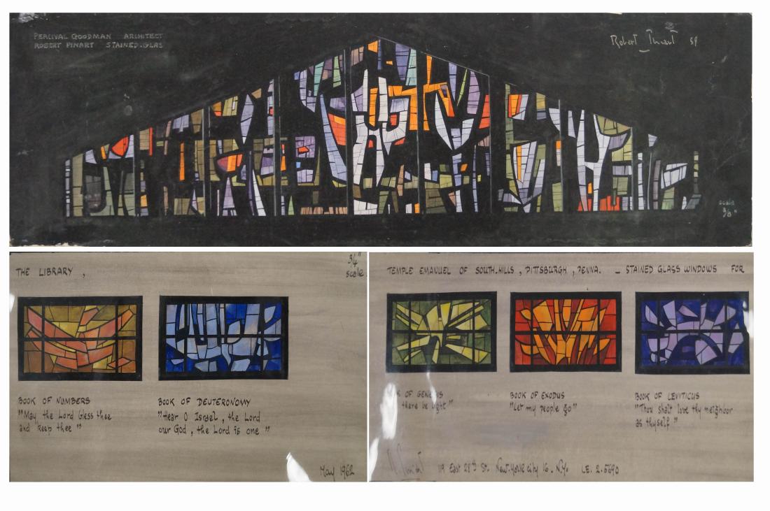 ROBERT PINART (FRENCH/AMERICAN 1927-), LOT (2) INK AND (1 of 1)