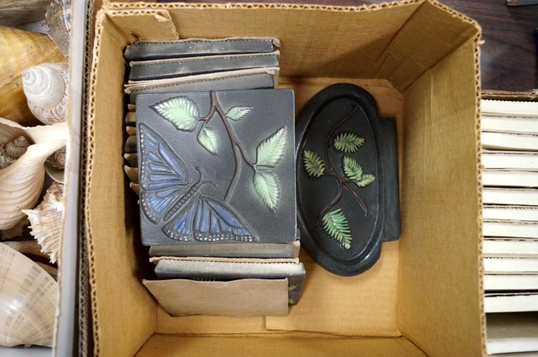 SURVING STUDIO'S HIGH RELIEF CERAMIC TILES, LOT (14) (1 of 1)