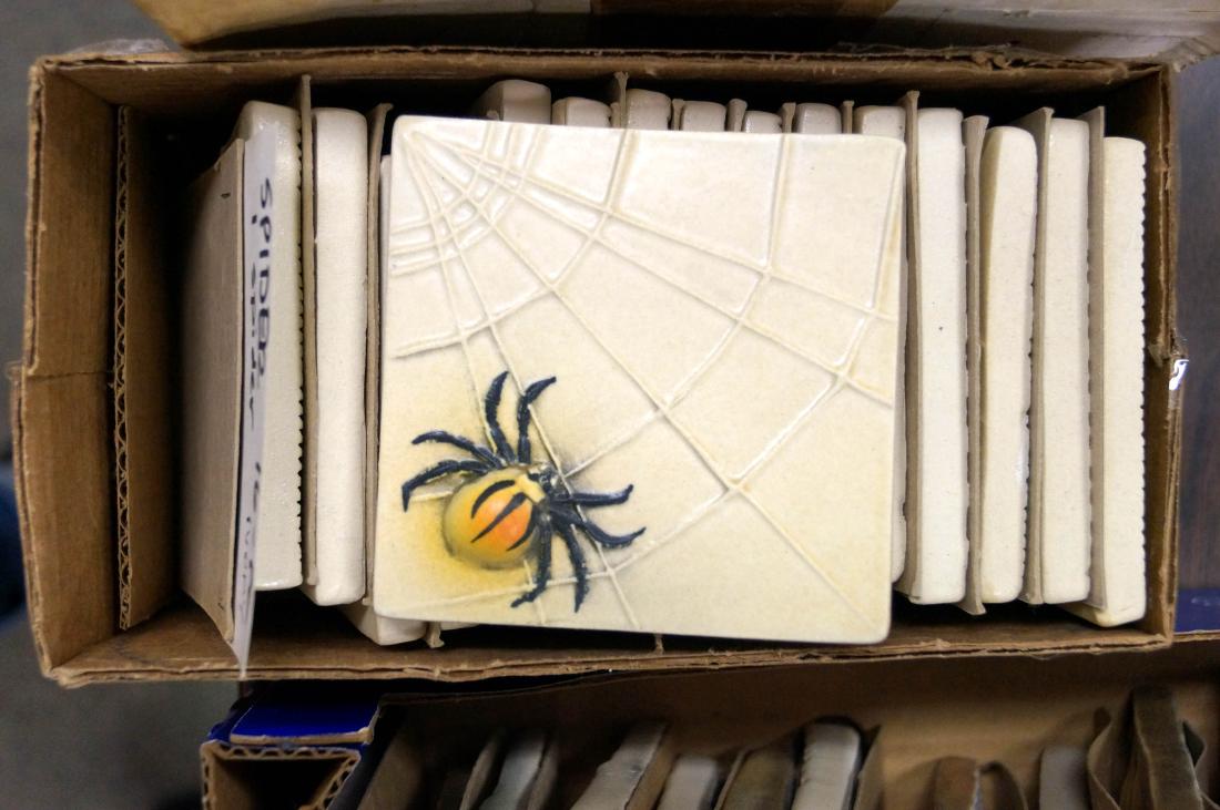 LOT (16) SURVING STUDIO'S HIGH RELIEF CERAMIC TILES, (1 of 1)