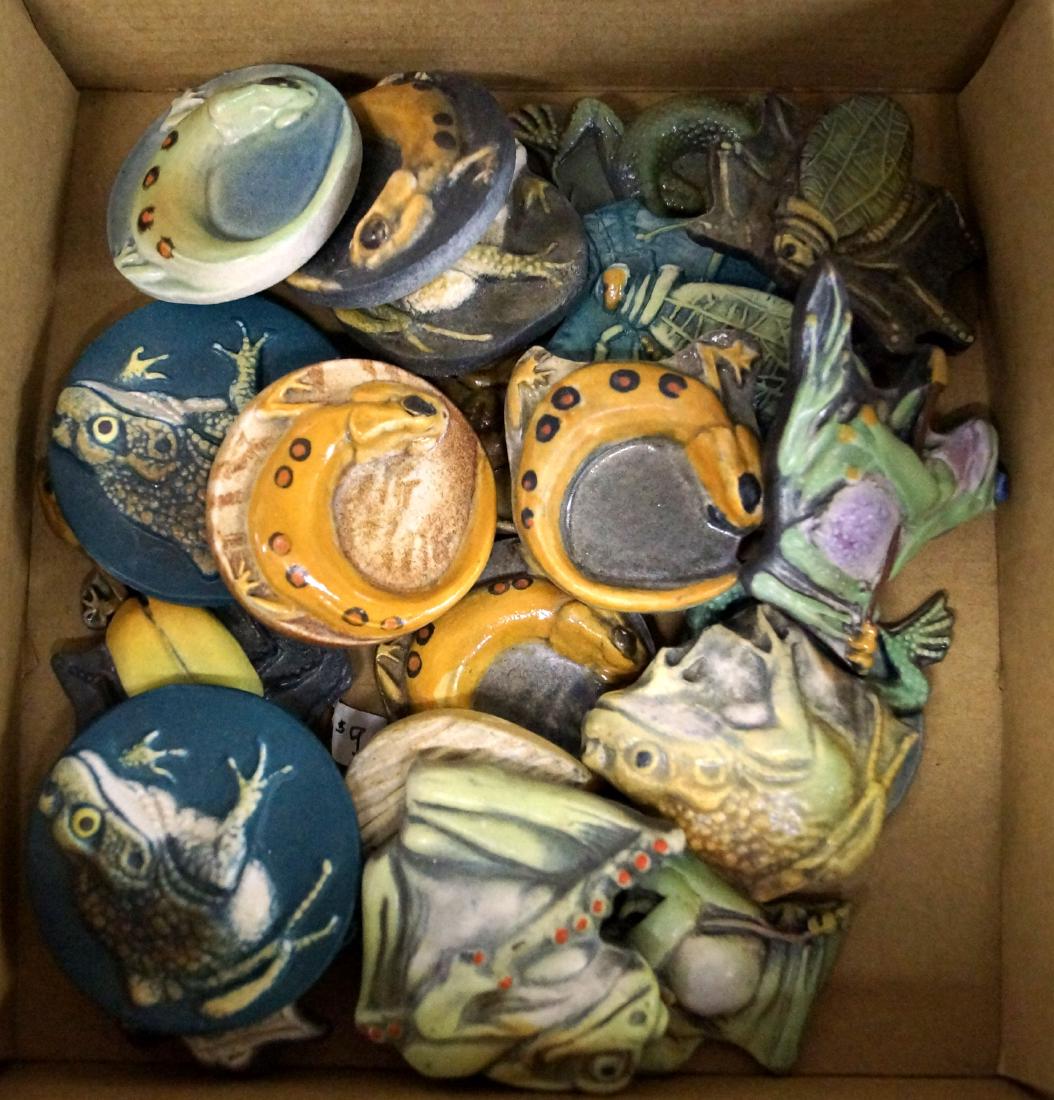 SURVING STUDIO'S HIGH RELIEF CERAMIC TILES, LOT (22) (1 of 2)