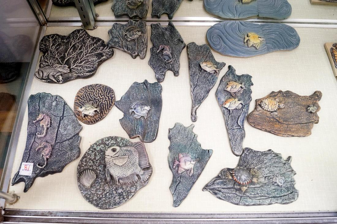 SURVING STUDIO'S HIGH RELIEF CERAMIC TILES, LOT (15) (1 of 1)