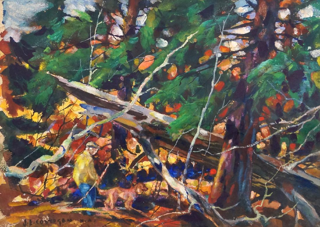 JOHN E. COSTIGAN (AMERICAN 1888-1972) WATERCOLOR, (1 of 2)