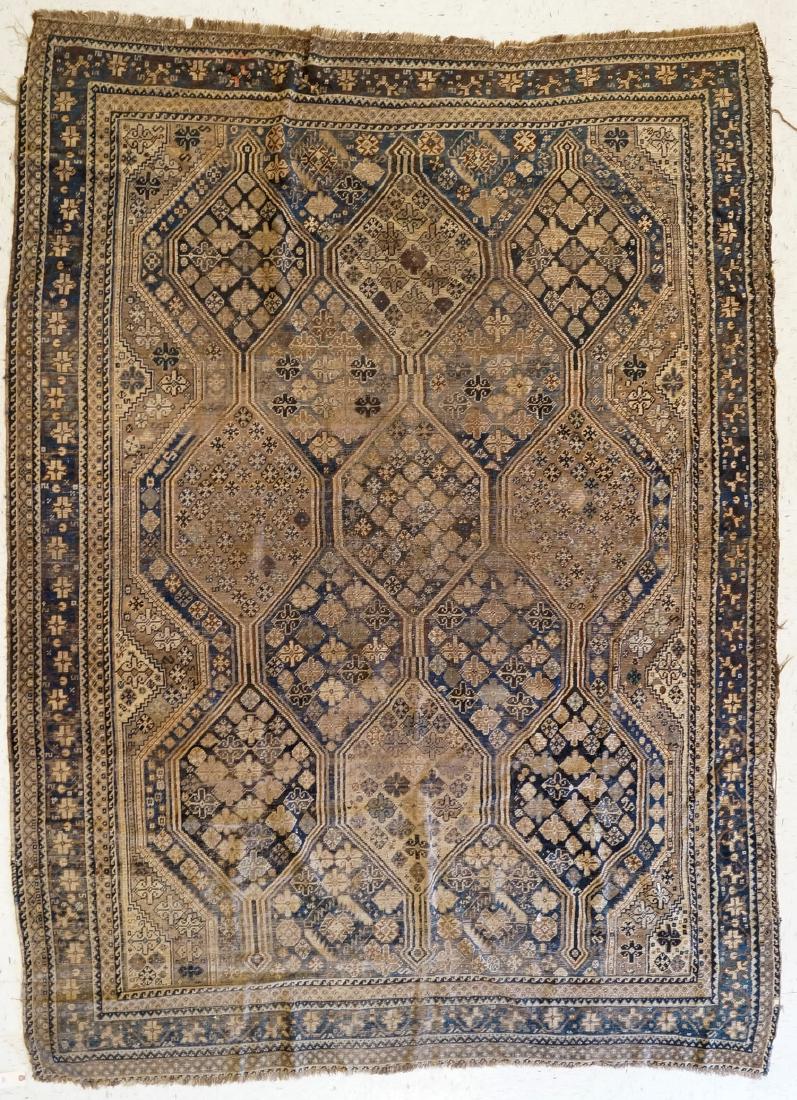 ANTIQUE CAUCASIAN RUG. 6' X 8'5" (1 of 1)
