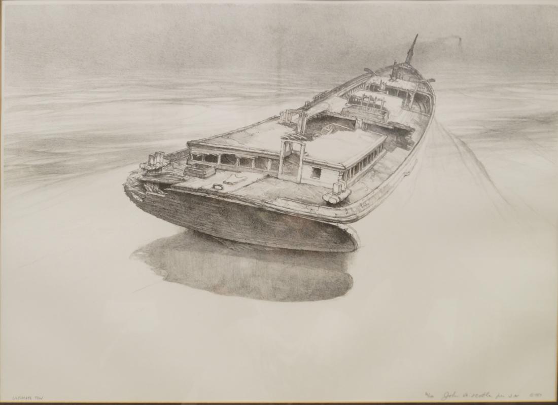 JOHN A.H. NOBLE (AMERICAN 1913-1983), LITHOGRAPH, (1 of 2)