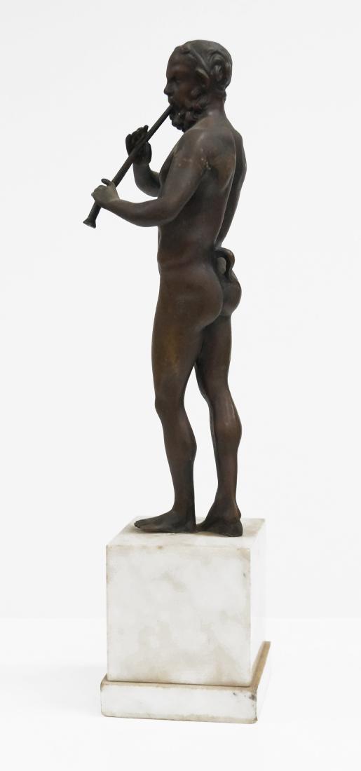 GRAND TOUR, BRONZE FIGURE OF PAN, AFTER THE ROMAN (1 of 2)