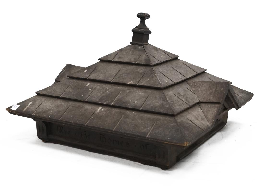 THE TABARD INN" CARVED PINE CUPOLA TO REVOLVING (1 of 2)