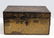 REGENCY CHINESE LACQUER AND GILT DECORATED TEA CADDY