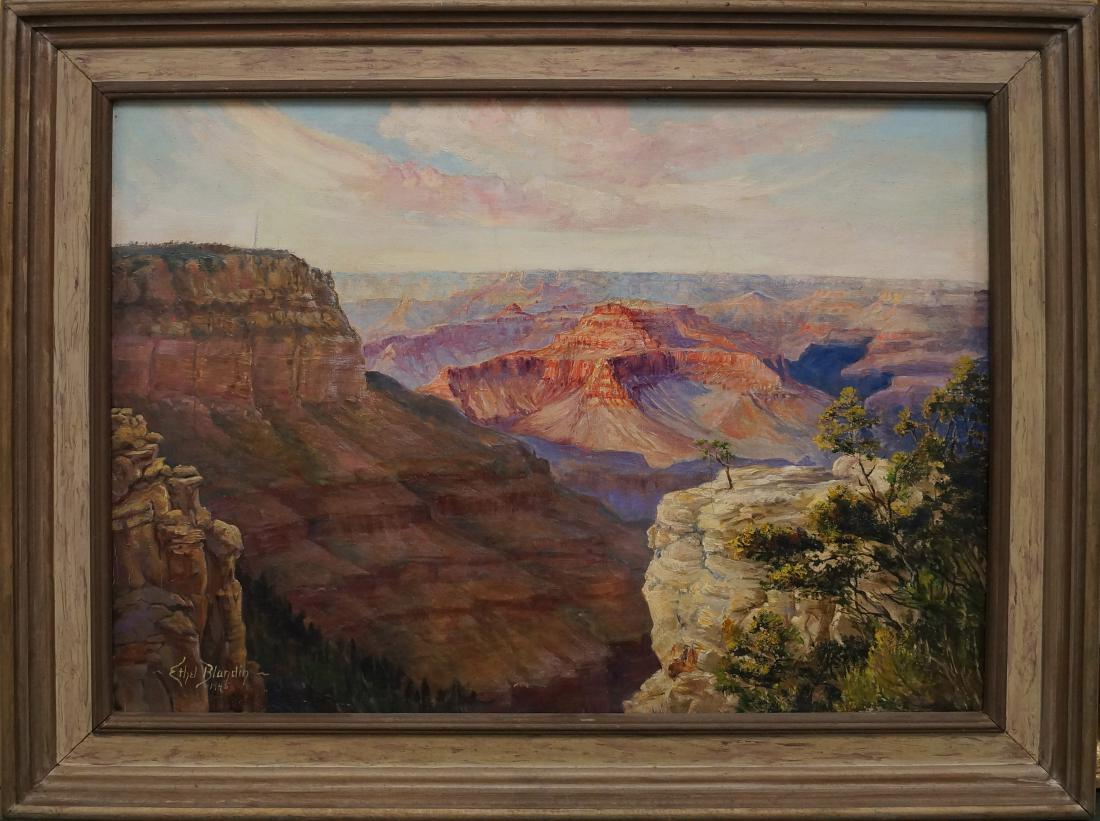 ETHEL IRENE (HAWORTH) BLANDIN (AMERICAN 1887-1969), OIL (1 of 2)