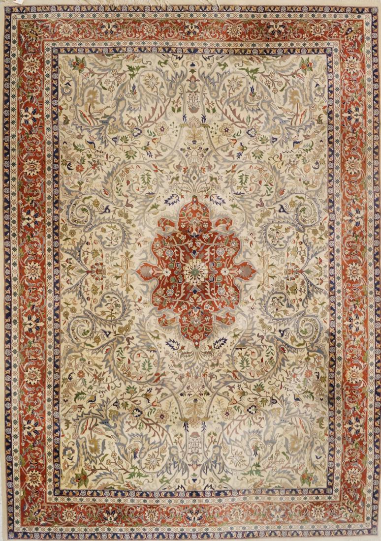 PERSIAN STYLE ORIENTAL CARPET. 9'2" X 12'2" (1 of 2)
