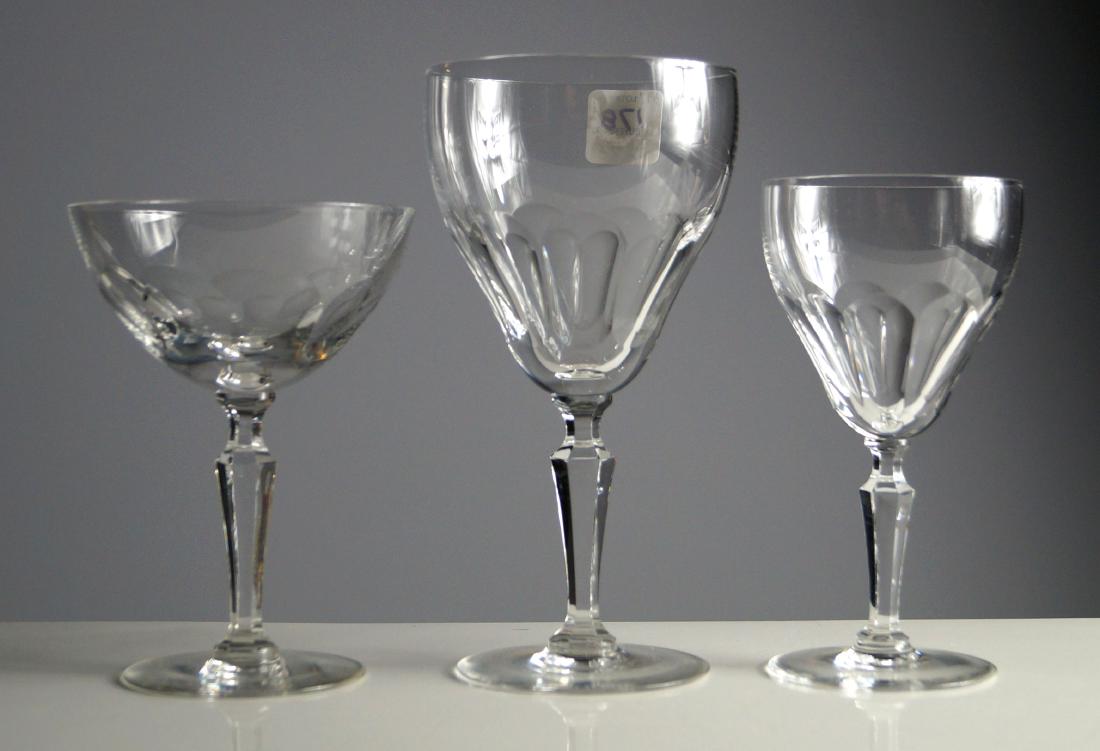 LOT (24) VAL ST. LAMBERT CRYSTAL STEMWARE INCLUDING (7) (1 of 1)