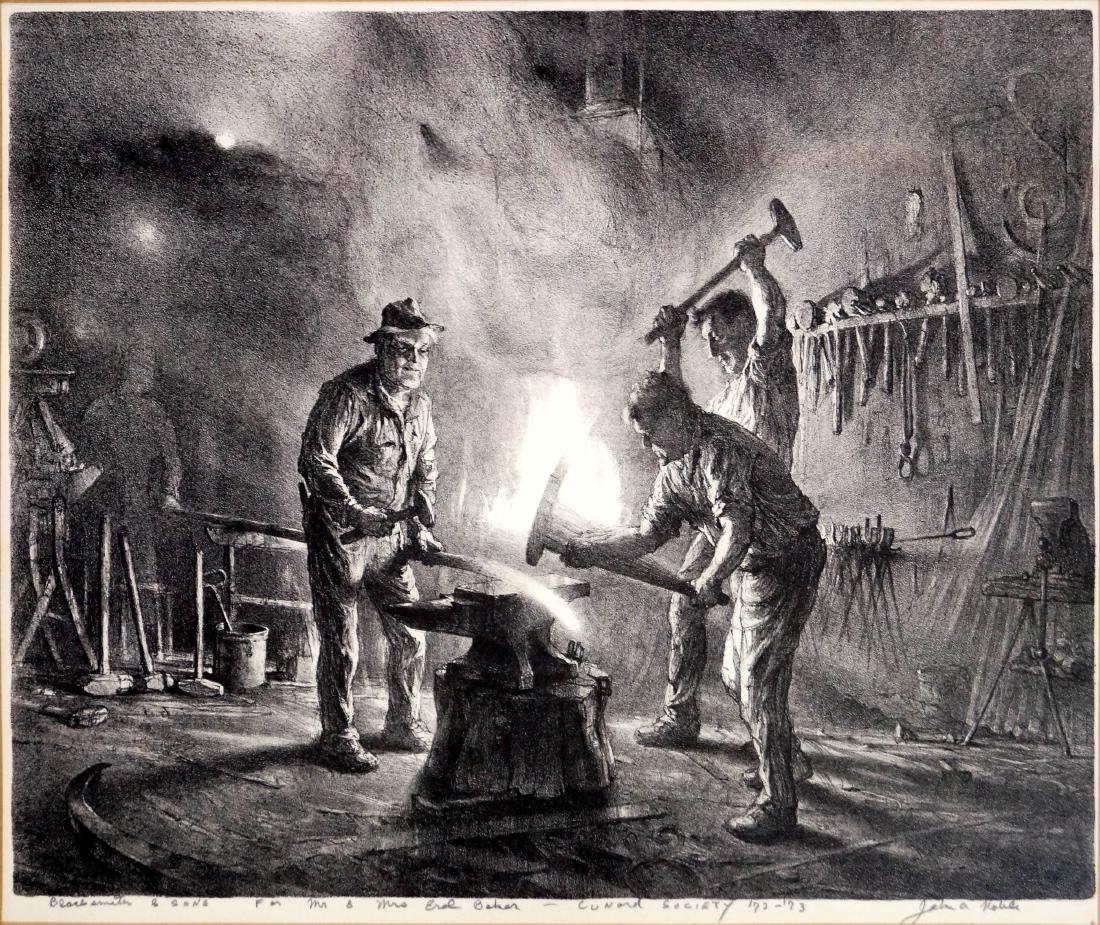 JOHN A.H. NOBLE (AMERICAN 1913-1983), LITHOGRAPH, (1 of 1)