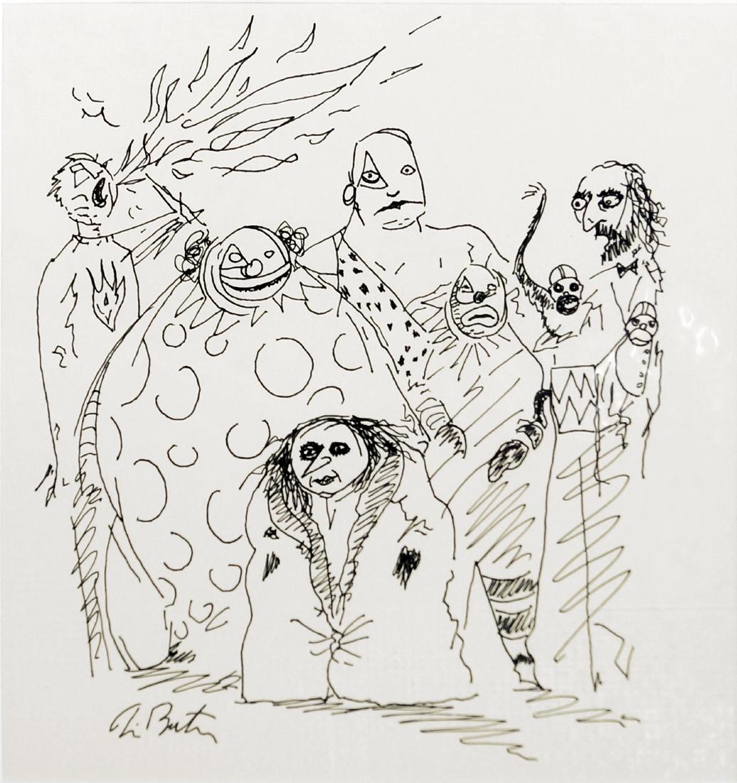 TIM BURTON (AMERICAN 1958-), INK ON PAPER, (1 of 1)